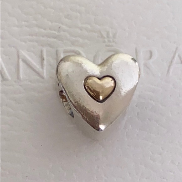 New Pandora Happy Anniversary Charm , Two tone . - Picture 4 of 9